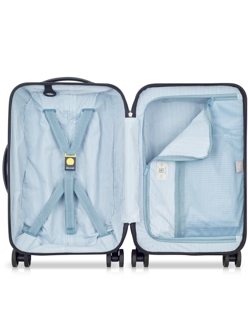 DELSEY Paris  Turenne 2.0 55 Cm 4-Double Wheeled Hardcase Non-Expandable Luggage Trolley Case - Black  | Best Price UAE